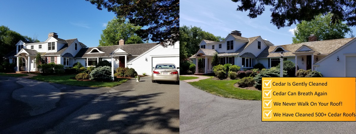 cedar shake cleaning cape cod ma