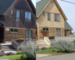 before after roof cleaning cape cod ma