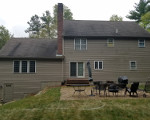 before after roof cleaning cape cod ma