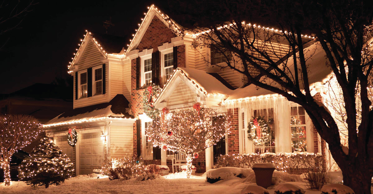 Christmas Light Hanging Service Company Pasadena Md